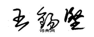 朱錫榮王錫堅草書個性簽名怎么寫