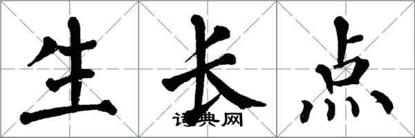 翁闓運生長點楷書怎么寫