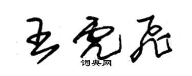 朱錫榮王虎飛草書個性簽名怎么寫