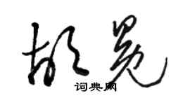 駱恆光胡冕草書個性簽名怎么寫