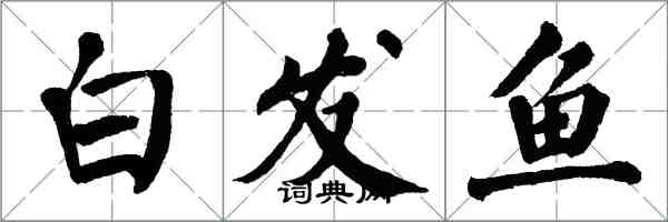 翁闓運白髮魚楷書怎么寫