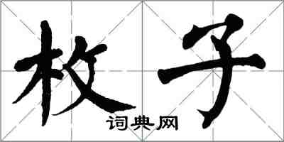 翁闓運枚子楷書怎么寫