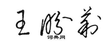 駱恆光王盼莉草書個性簽名怎么寫