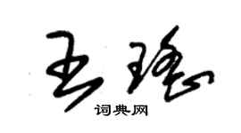 朱錫榮王瑤草書個性簽名怎么寫