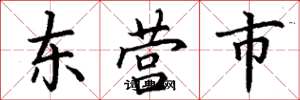丁謙東營市楷書怎么寫