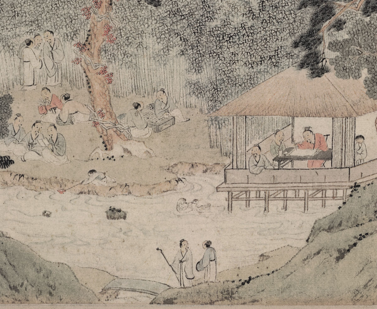 【高清tif】明祝允明行書《蘭亭序》文徵明補圖全卷下載-594M