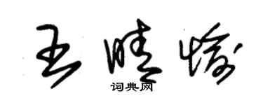 朱錫榮王晴愉草書個性簽名怎么寫