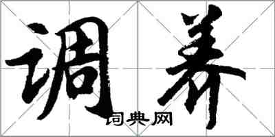 胡問遂調養行書怎么寫