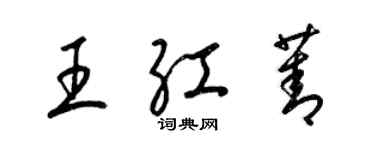梁錦英王紅菁草書個性簽名怎么寫