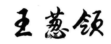 胡問遂王蔥領行書個性簽名怎么寫