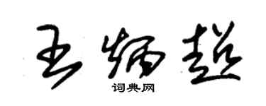 朱錫榮王炳超草書個性簽名怎么寫