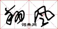 朱錫榮翔風草書怎么寫