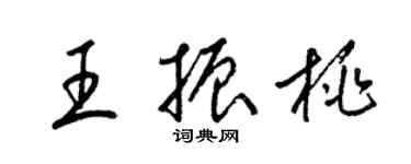 梁錦英王振桃草書個性簽名怎么寫