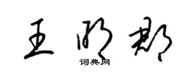 梁錦英王明郡草書個性簽名怎么寫