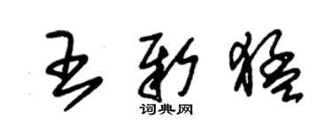 朱錫榮王新猛草書個性簽名怎么寫