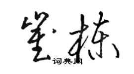 駱恆光崔棟草書個性簽名怎么寫