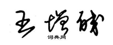 朱錫榮王增皎草書個性簽名怎么寫