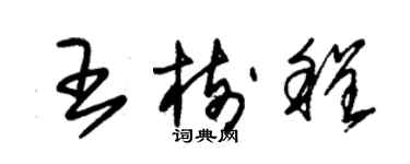 朱錫榮王樹程草書個性簽名怎么寫