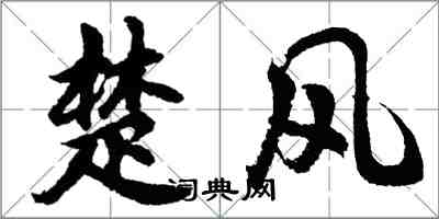 胡問遂楚風行書怎么寫