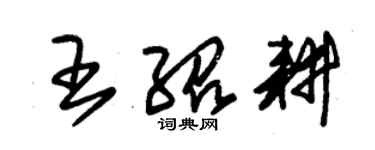 朱錫榮王紹耕草書個性簽名怎么寫