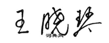 駱恆光王曉琴草書個性簽名怎么寫