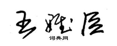 朱錫榮王雅臣草書個性簽名怎么寫