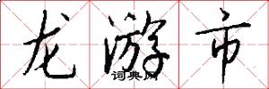龍游市怎么寫好看