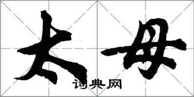 胡問遂太母行書怎么寫