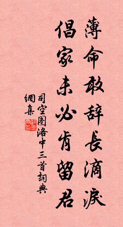 鄰舍覓花聊折送，只應遙認是紅梅 詩詞名句