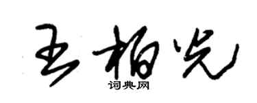 朱錫榮王柏光草書個性簽名怎么寫