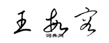 梁錦英王敏容草書個性簽名怎么寫