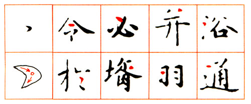 小楷《靈飛經》筆法講解