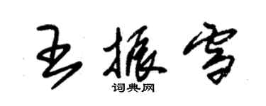 朱錫榮王振雪草書個性簽名怎么寫