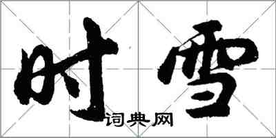 胡問遂時雪行書怎么寫