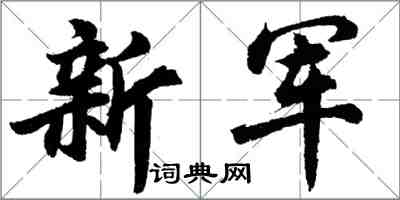 胡問遂新軍行書怎么寫