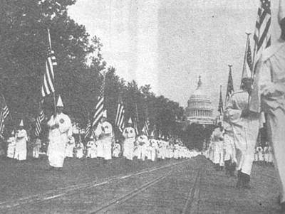 1925年8月8日美國4萬名三K黨黨徒舉行示威_歷史上的今天