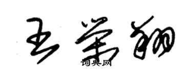 朱錫榮王榮翔草書個性簽名怎么寫