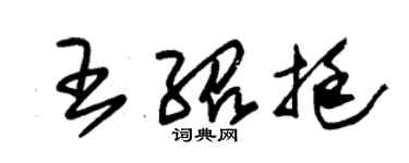 朱錫榮王紹挺草書個性簽名怎么寫