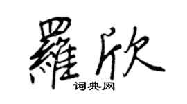 王正良羅欣行書個性簽名怎么寫