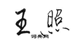 駱恆光王照行書個性簽名怎么寫