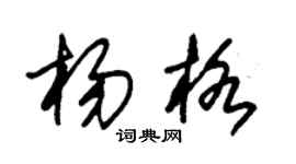 朱錫榮楊格草書個性簽名怎么寫