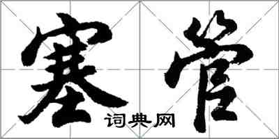 胡問遂塞管行書怎么寫