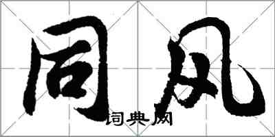 胡問遂同風行書怎么寫