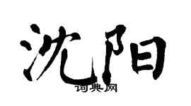 翁闓運瀋陽楷書個性簽名怎么寫