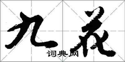 胡問遂九花行書怎么寫