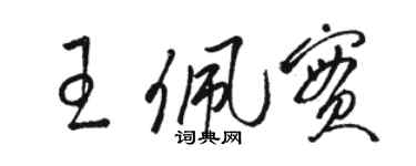 駱恆光王佩實草書個性簽名怎么寫