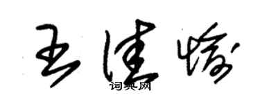 朱錫榮王佳愉草書個性簽名怎么寫