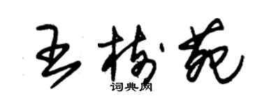 朱錫榮王樹苑草書個性簽名怎么寫