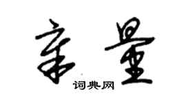 朱錫榮章量草書個性簽名怎么寫