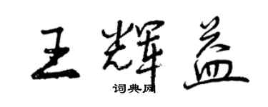 曾慶福王輝益行書個性簽名怎么寫